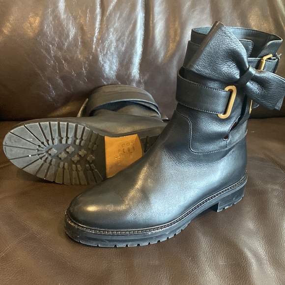 EUC VALENTINO GARAVANI Wrap Bow Boots - Picture 6 of 8